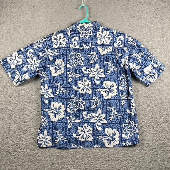 Point Zero Button Shirt Men's Large Y2K Hip Pop Causal Short Sleeve Summer - Picture 10 of 10